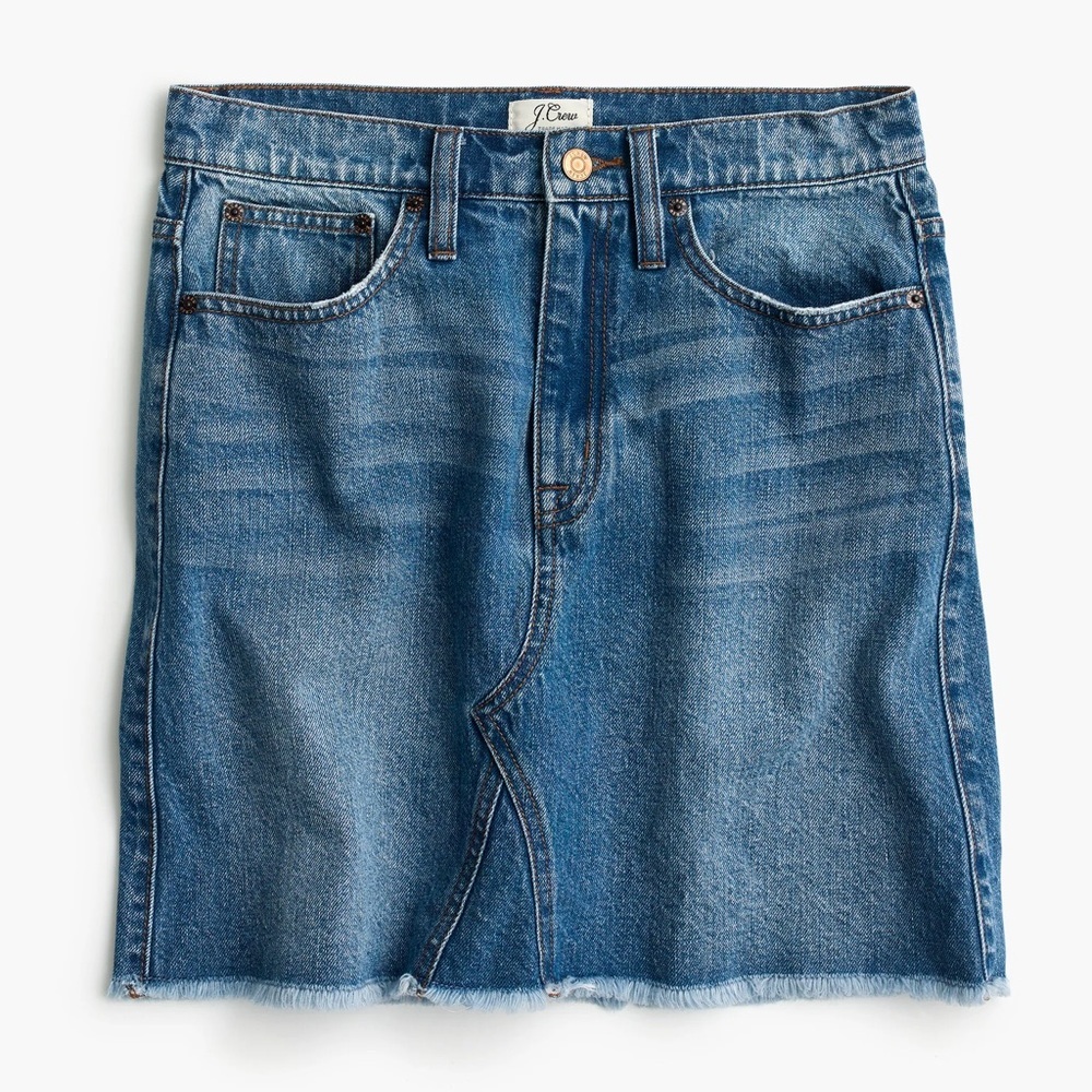 J.Crew Denim skirt in birch wash